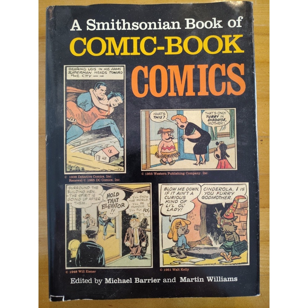 Smithsonian Book of COMIC-BOOK COMICS oversize Hardcover 1981 Barrier/Williams